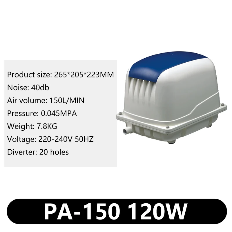Jebao Jecod Luchtcompressor Luchtpomp PA-35 PA-45 PA-60 PA-80 PA-100 PA-150 PA-200 PA-250 Aquarium Zuurstof Machine Vis Aquarium