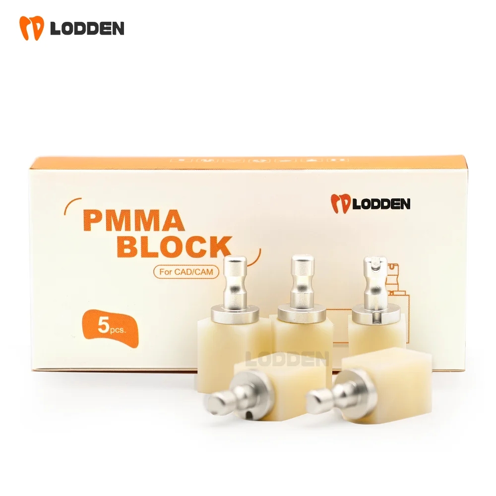 Dental PMMA Block Sirona System Monolayer C14 B40 VITA16 Color Dental Lab Monochrome Resin Block for Temporary Crown and Bridges