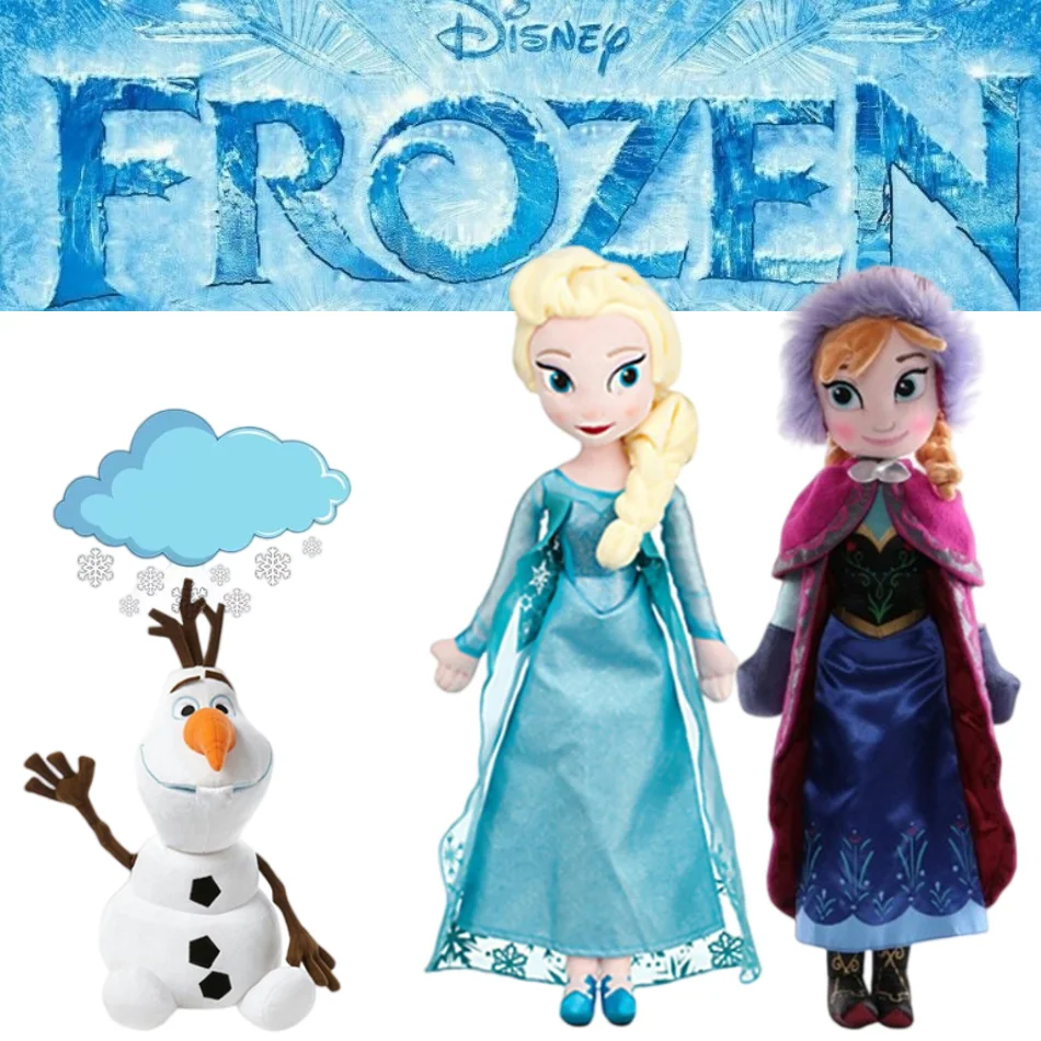 ตุ๊กตาแอนนาเอลซ่า โฟรเซ่น ขนาด 40-50 ซม. ตุ๊กตาเจ้าหญิงหิมะ แอนนาเอลซ่า ของเล่นตุ๊กตาผ้าพลัฌ โฟรเซ่น ของเล่นเด็ก ของขวัญวันเกิด วันคริสต์มาส