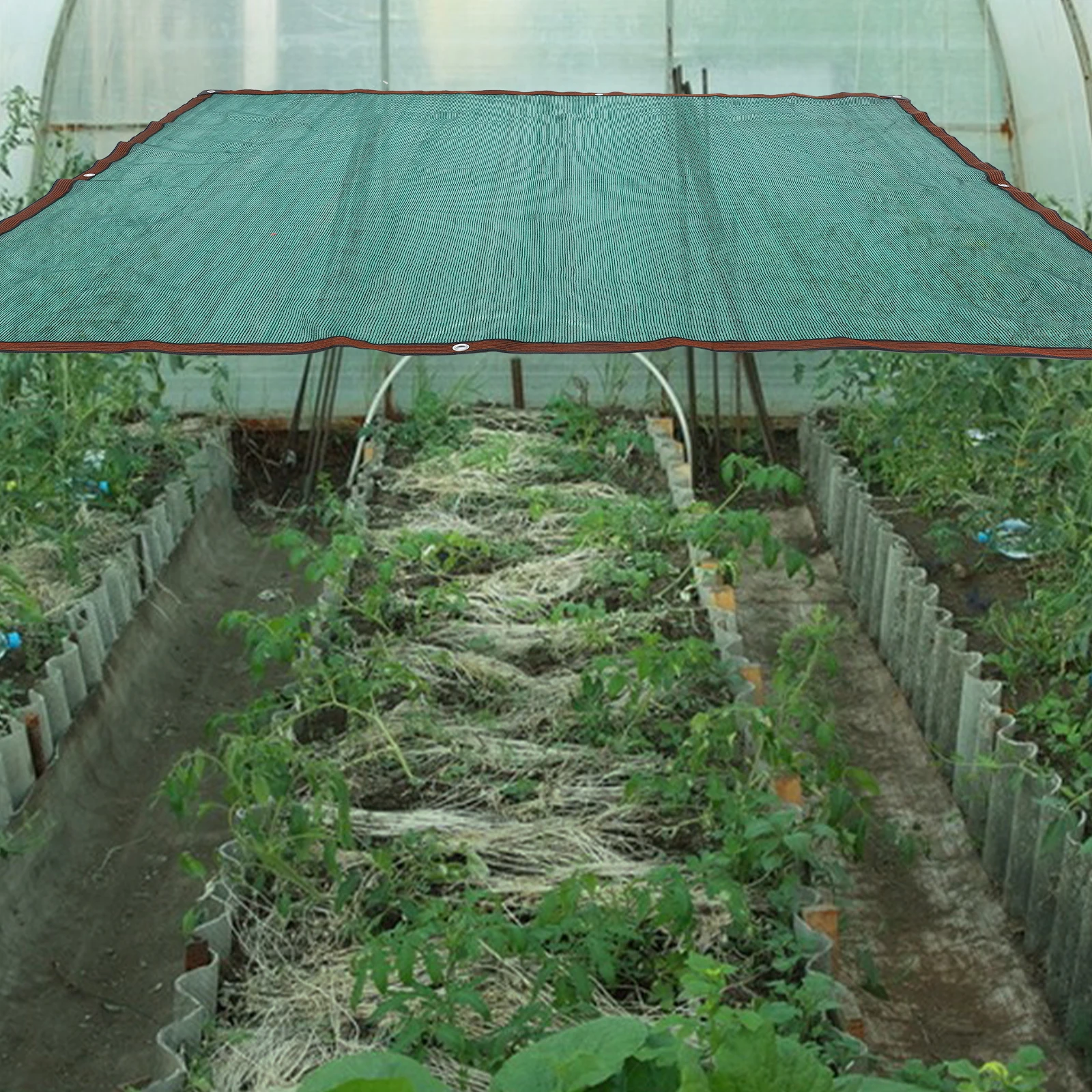 

Shade Net Large Heat Resistant Balcony Sunshade Cloth for Plants Polyethylene Garden Tarp Perforated Holes Easy Install Sturdy