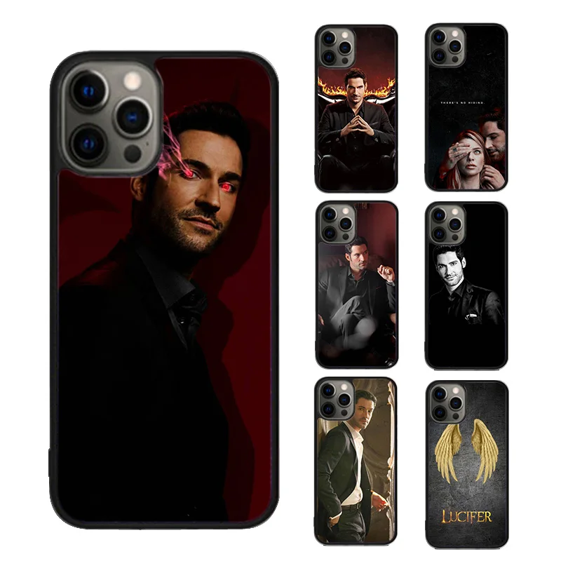 Lucifer Morningstar Phone Case cover For iPhone SE2020 15 16 14 13 Pro Max Coque 12 11 Pro Max For Apple 8 PLUS 7 6S fundas