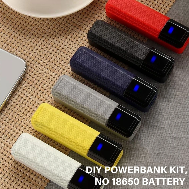Einfach zu bedienendes DIY-Netzteilgehäuse 18650-Batteriehalter-Ladegehäuse für 18650-Batterieladungen, Telefone und Tablets