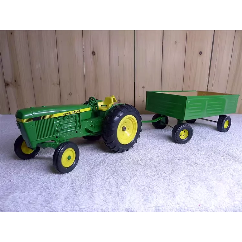 

Diecast ERTL1:16 Scale Tractor Iron Trailer Set Agricultural Alloy Car Model Collectible Toy Gift Souvenir Display Ornament