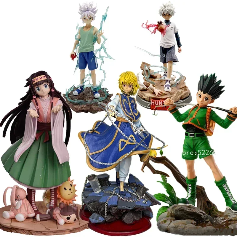 33 centimetri Hunter x Hunter Anime Figura Alluka Zoldyck/Kurapika Action Figure Gon Freecss & Killua Zoldyck Figurine Modello Bambola Giocattoli