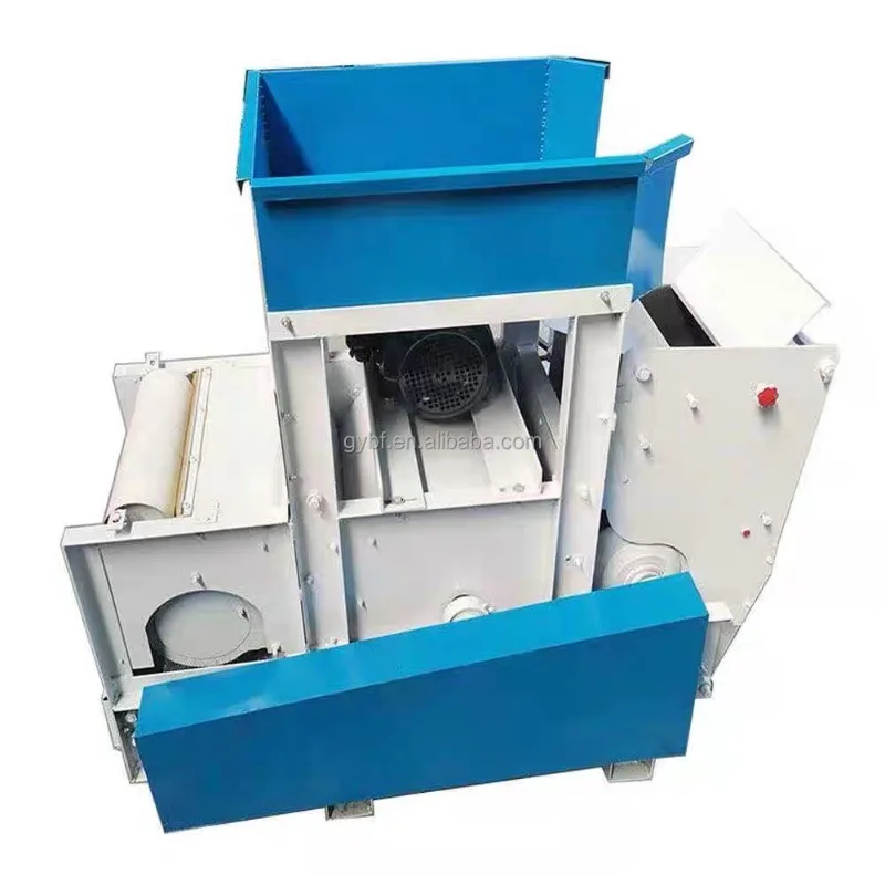 Semi-Automatic Cotton Seed Removal Machine With Motor Raw Cotton Gin Price