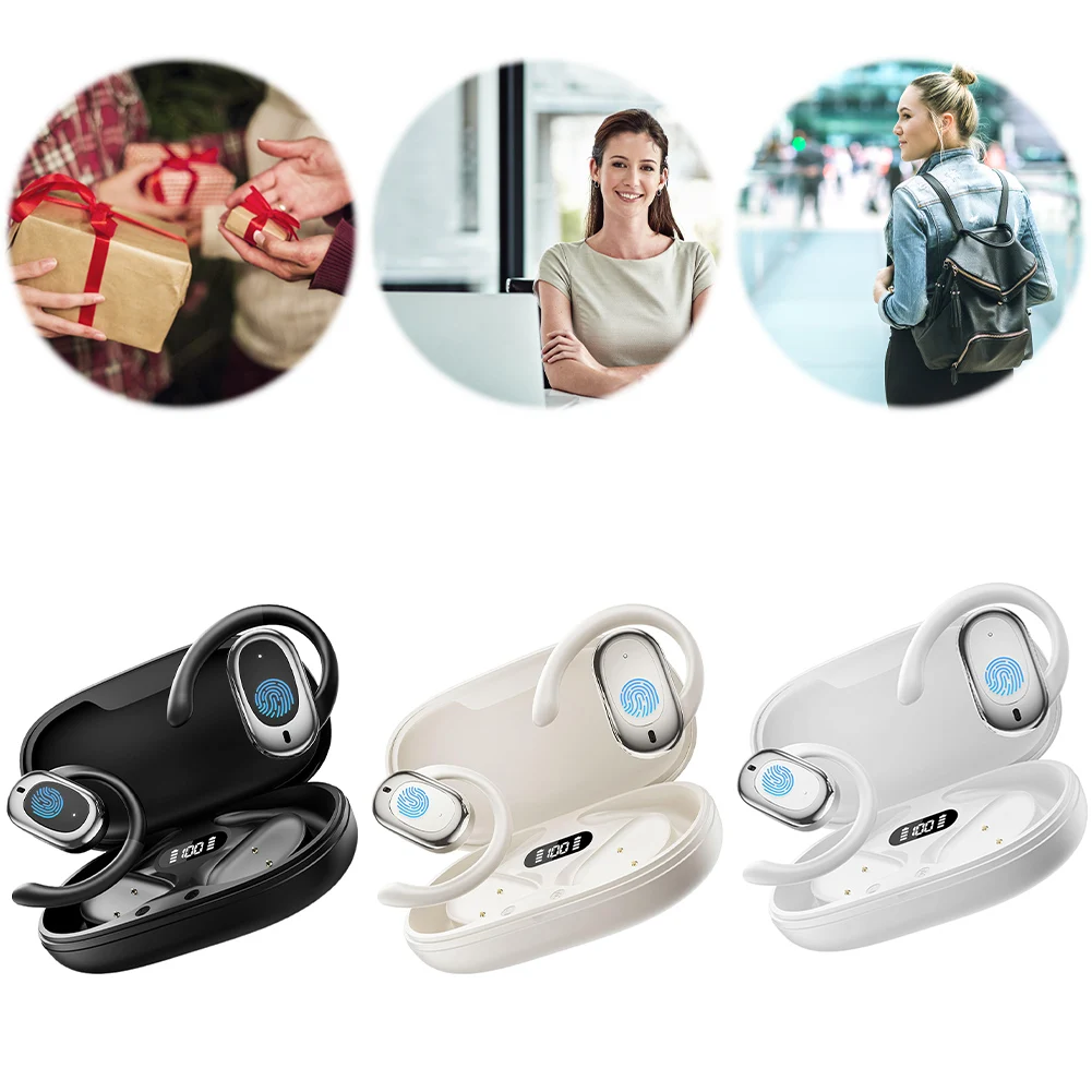 

Bluetooth-Compatible TWS Adjustable Language Translator Earphone 3-in-1 Real-Time Translation Headphones for Professionals