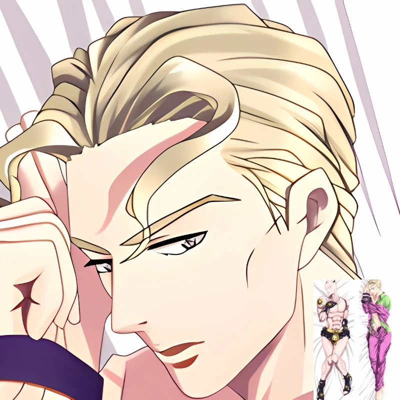 

DIY Customized Dakimakura Anime Jonathan Joestar Joseph Pillowcase Double-sided Print Huging Body Pillow Cover Case Dropshipping