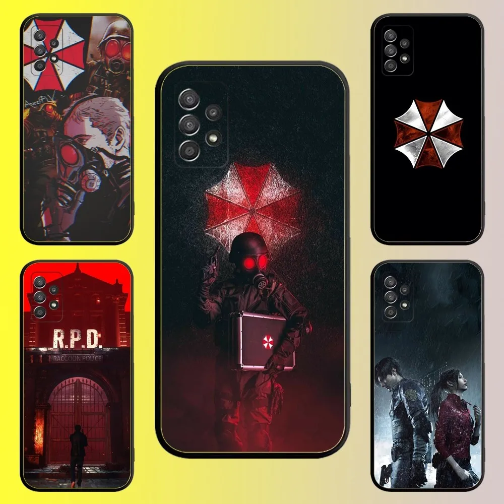 Game R-ResidentS E-Evil Phone Case For Samsung Galaxy A13,A21s,A22,A31,A32,A52,A53,A71,A80,A91 Soft Black Shell