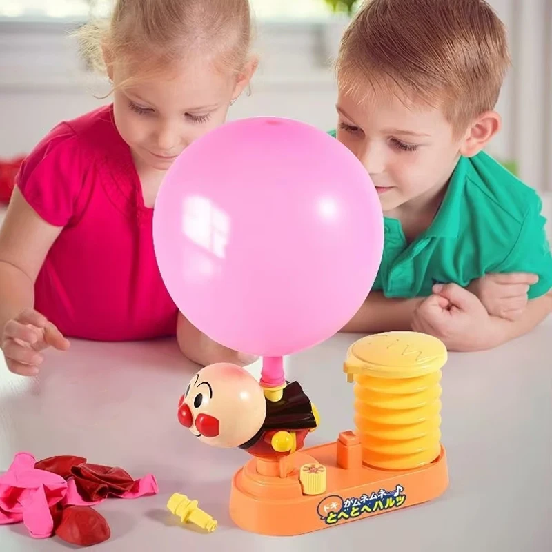 Cartoon Inflation Balloon Car Toy Inertial Power Balloon launcher Parent Child Interactive Games Fun Toys for Kids Boy Girl Gift