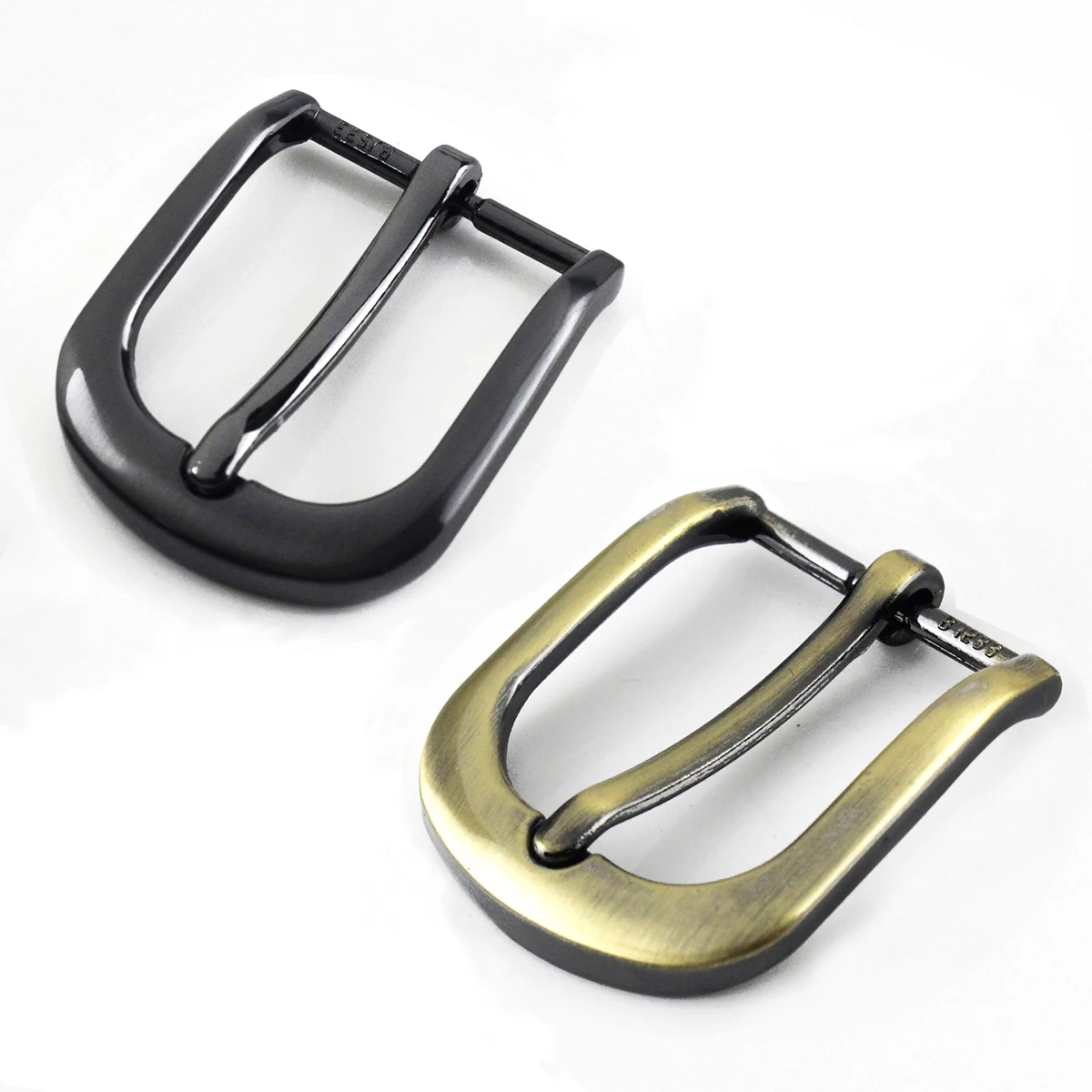 1pcs Metal 3cm Belt Buckle Casual Brushed End Bar Heel bar Single Pin Belt Buckle Leather Craft Webbing fit for 27-29mm belt