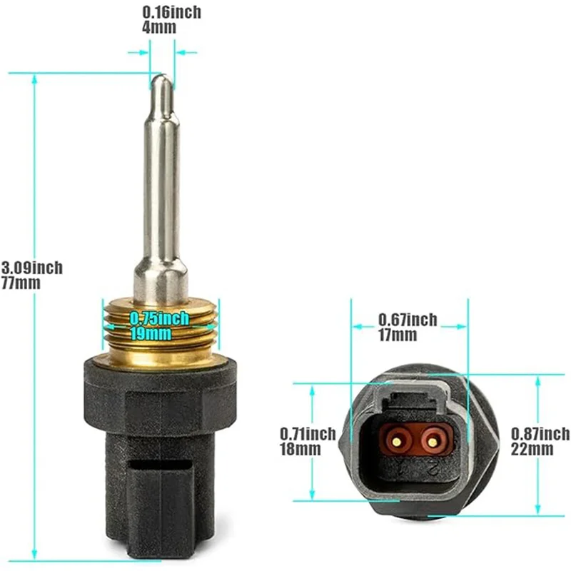 

264-4297 Температура для Caterpillar для CAT C7 3126 8YL 130-9811 2644297 1309811 264-4297-04