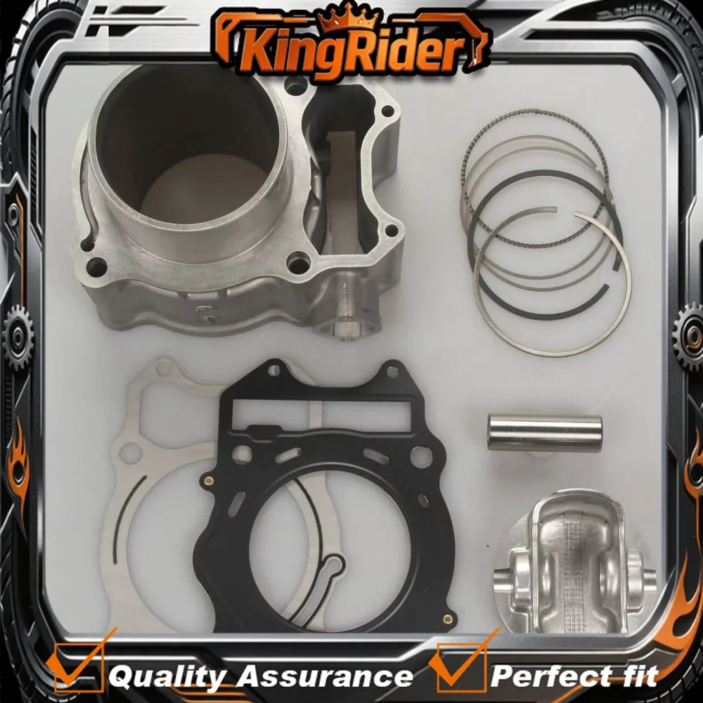 Original cylinder head gaskets for SYM 400 ADXTG cylinders, cylinder liners, pistons, piston rings, and cylinder head gaskets.