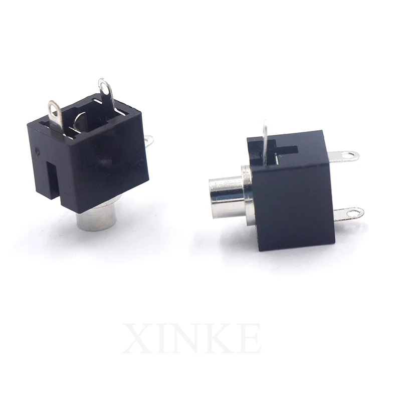 10 PCS PJ-201 (2 feet, short feet) 2.5 earphone receptacle 2-pin socket 2.5MM socket female socket audio socket