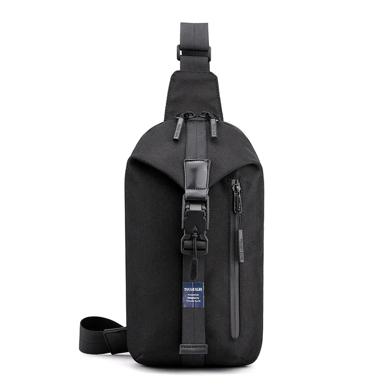 Fashion Men's Chest Pack Multifunctional Casual Travel Bags Messenger School Bag Large Single Shoulder Bag
