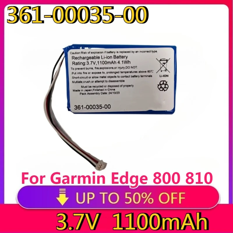 

New High Quality Replaceable Replacement Battery for Garmin Edge 800 810 361-00035-00 361-00035-07 361-00035-03 Battery 1100mAh