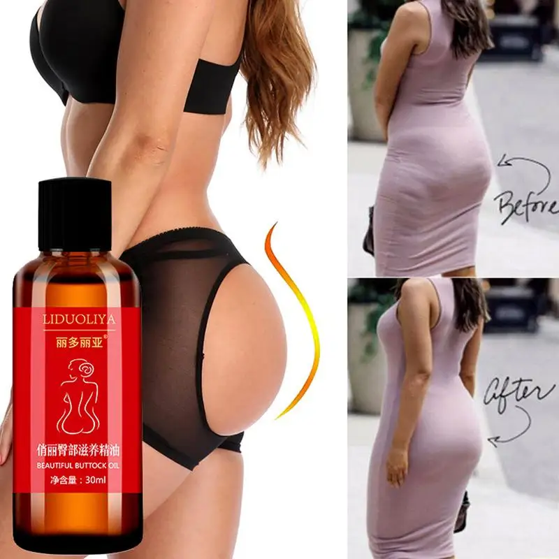 Huile essentielle pour lifting des fesses et des hanches, produit de beauté, efficace, pour lifting du cul, élimination de la cellulite, pour le corps