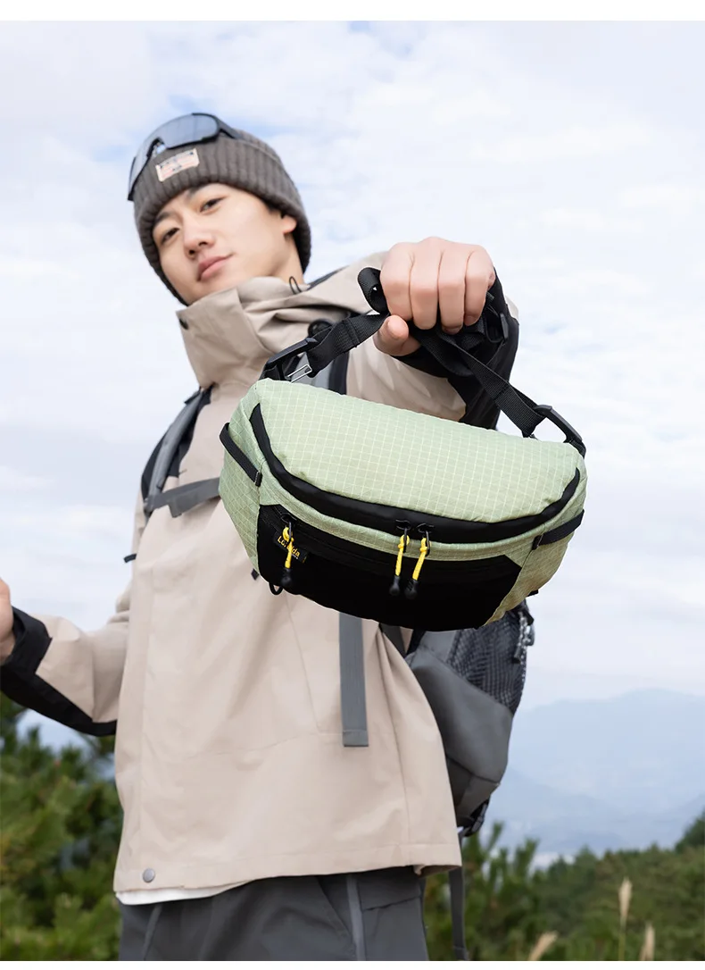 Outdoor Wandern Taktische Brusttasche Große Kapazität Wasserdichte Nylon Umhängetasche Sport-Rucksack Hüfttasche für Männer und Frauen – Detail 7