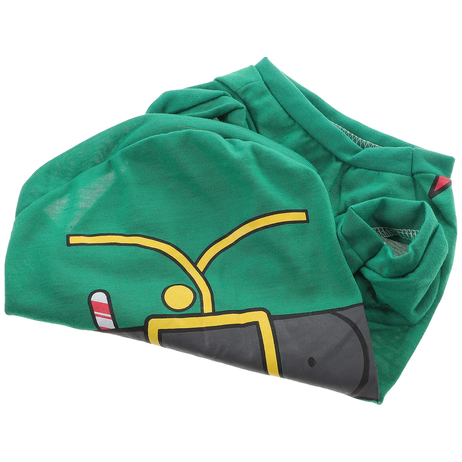 

Warm Pet Clothes Dog Christmas Coat Adorable Puppy Costume Stylish Print for Outdoor Use Party Events Holiday Photo