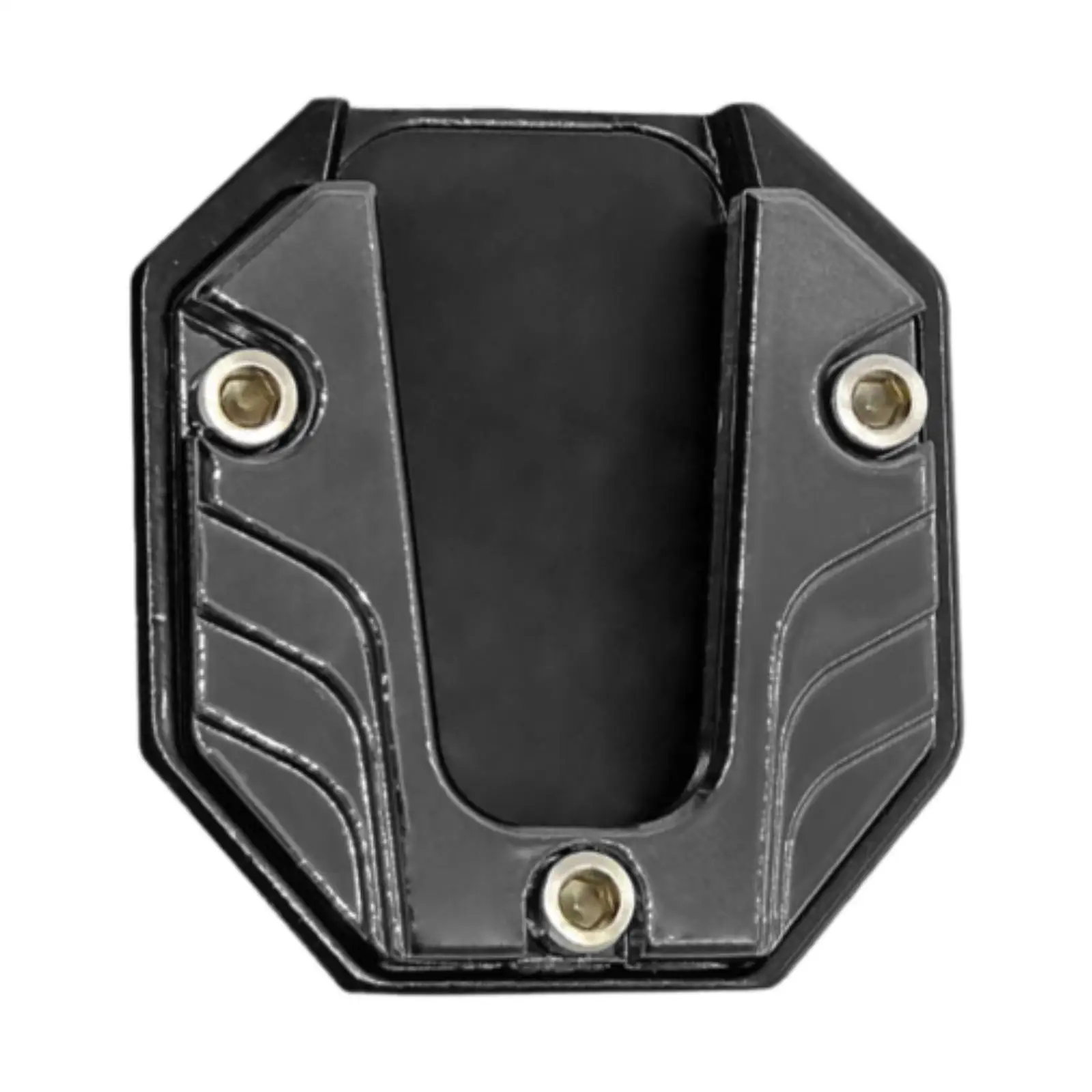 Kickstand Plate PP Motorcycle Sidestand Foot Pad Sturdy Enlarger Plate for Stability Prevents Sinking on Hot Pavement Sand Grass