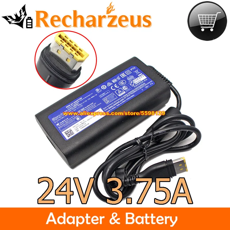 

Genuine 24V 3.75A Ac Adapter 90W 390001 R390-7231 DA-90L24-AAAA Charger For Resmed Power Supply