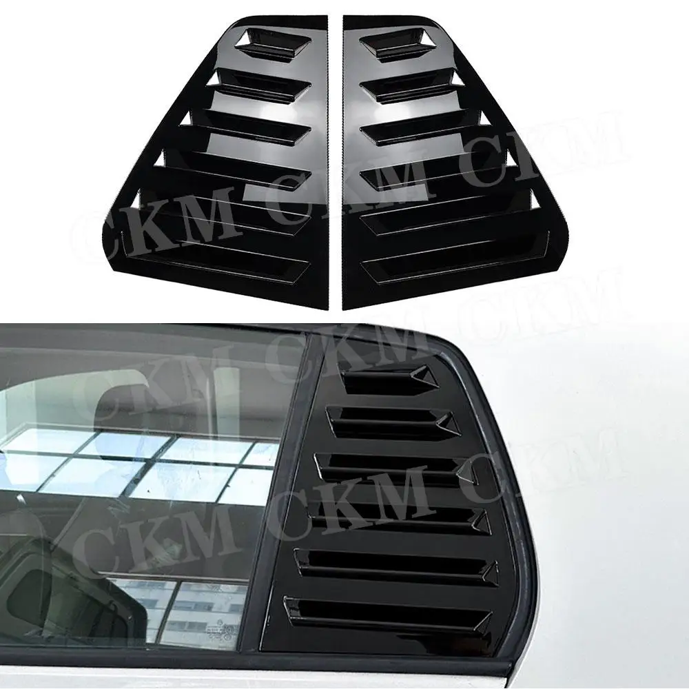 

Rear Window Louvers Shutters Blinds Cover Trim for Volkswagen Golf 6 MK6 2008 2009 2010 2011 2012 Car Bodykits Accessories