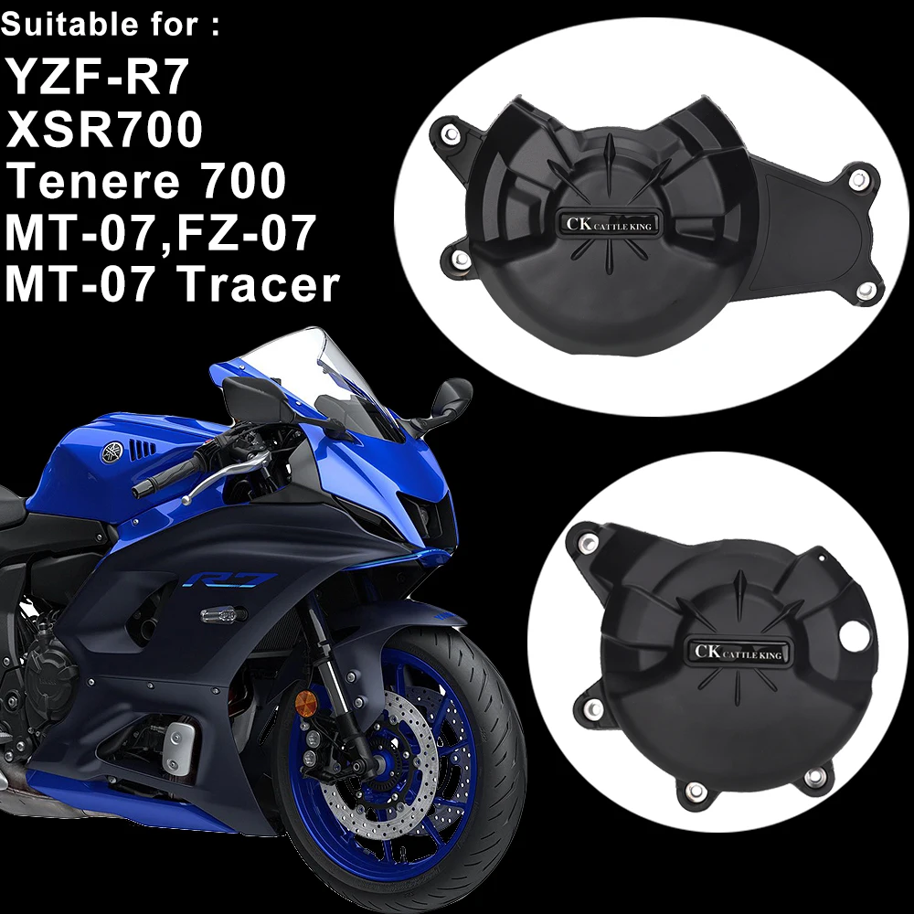 

For Yamaha Xsr 700 YZF R7 Xsr700 Engine Protector Cover for Yzf-r7 Yzfr7 2014-2021 2022 Motorcycle Accessories Guard Case Kit