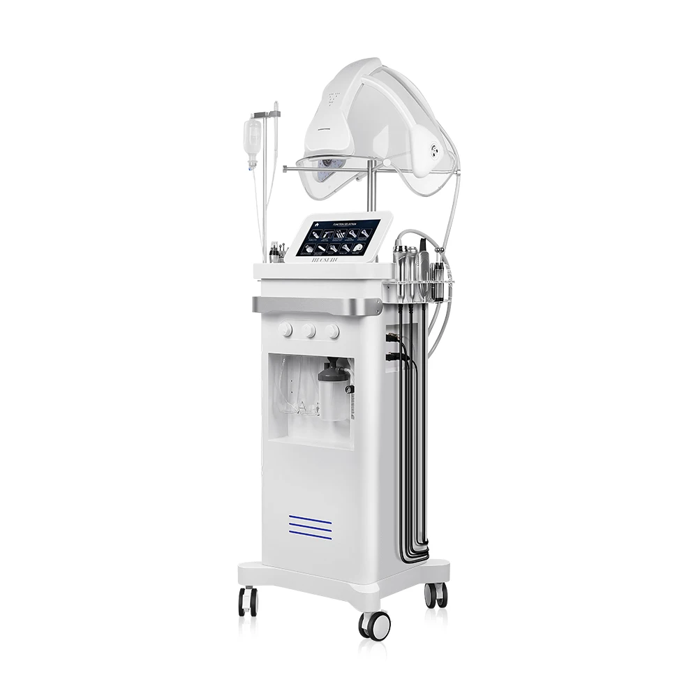 

Горячая распродажа: Многофункциональный аппарат для гидродермабразии 10 в 1 с высоконапорным струйным пилингом, звуковой терапией, LED-терапией и кислородными масками для лица