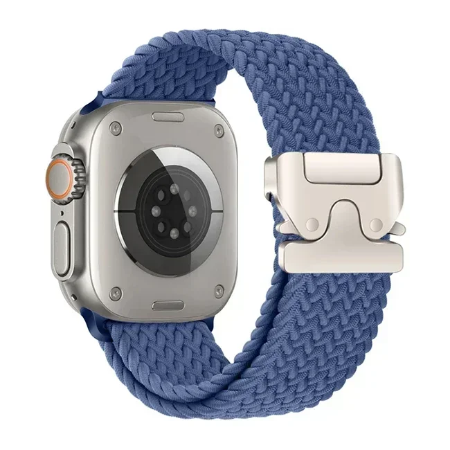 Parachutebandjes voor Apple Watch 10 11 Band 46/42mm 45mm Ultra 49mm 44mm 41mm Gevlochten Armband Correa iWatch Series 9 8 SE 5 6 7