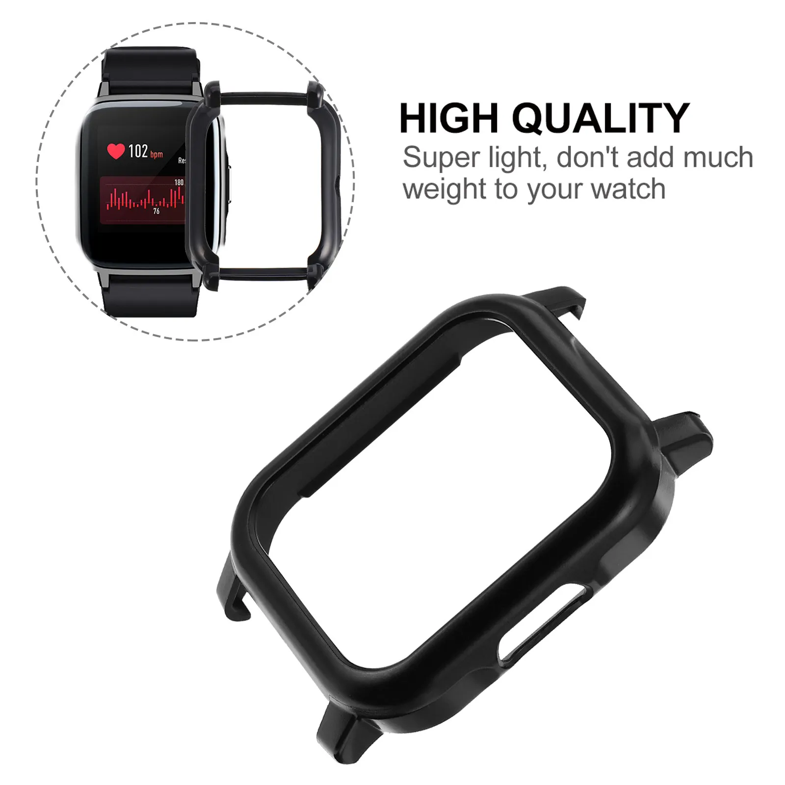 

Защитный чехол для часов из материала TPU, легкий, прочный, идеальный подарок, защитная пленка для экрана часов, аксессуары, заглушка от пыли для мобильного телефона