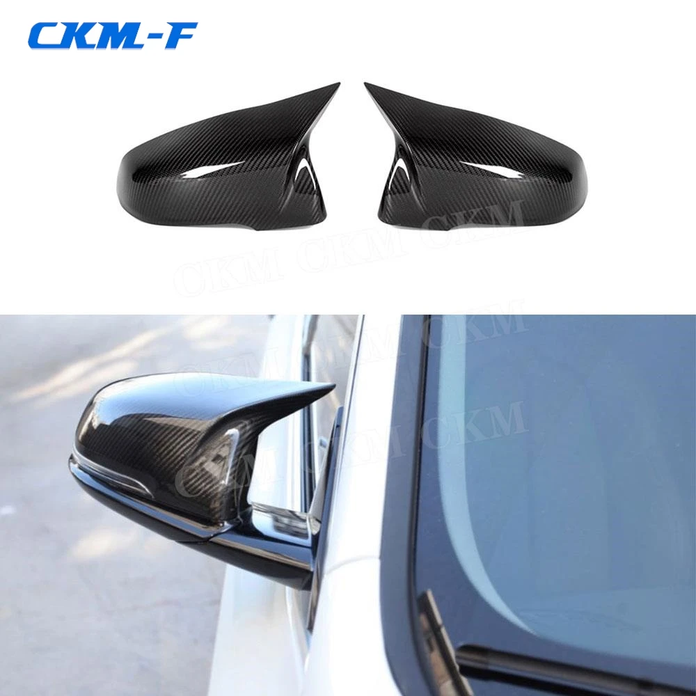 Carbon Fiber Side Rearview Mirror Cap Trim Shell Covers Car Styling Accessories for BMW F39 F48 F49 F52 G29 F40 F44 2016+