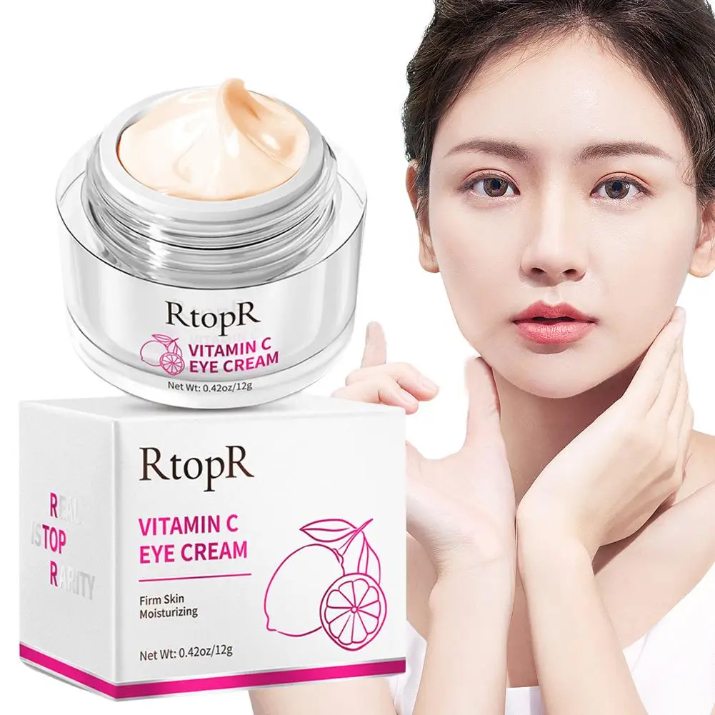 Eye Cream RtopR Vitamin C Reduces Dark Circles Brightens Vitamin Area Beauty C Eye Health Skin Eye Care Moisturizes Skin K0K8