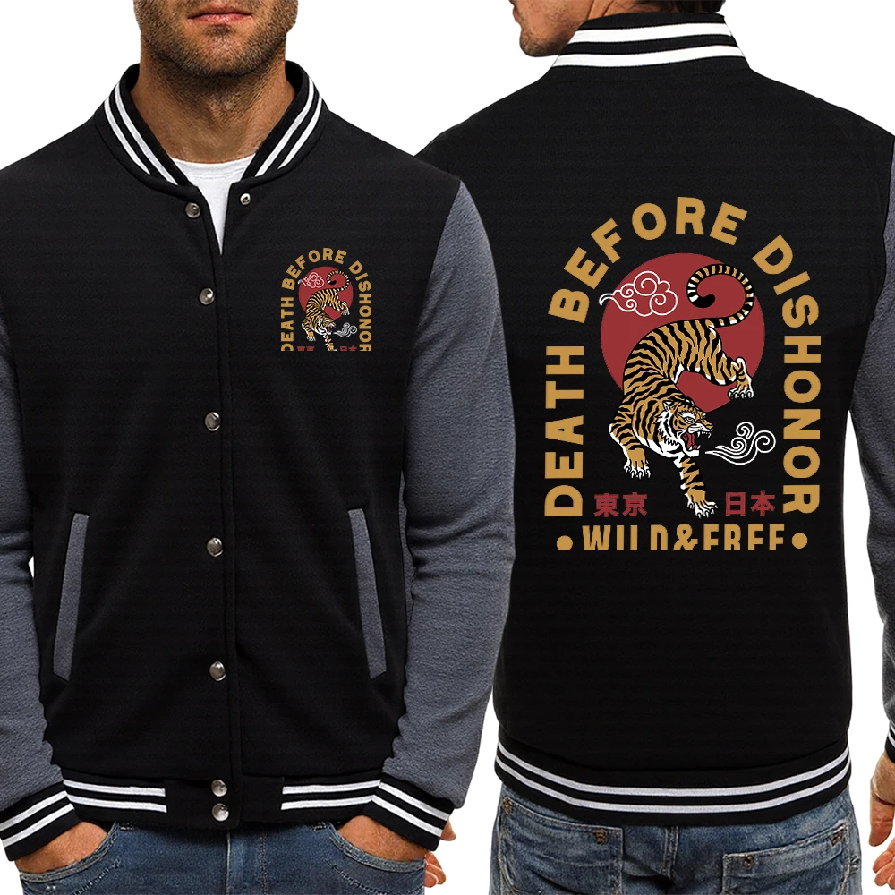 

Топы с креативным принтом и надписью «Тигр», мужской базовый утепленный спортивный костюм, универсальная мягкая уличная одежда, дышащая куртка унисекс в стиле хип-хоп