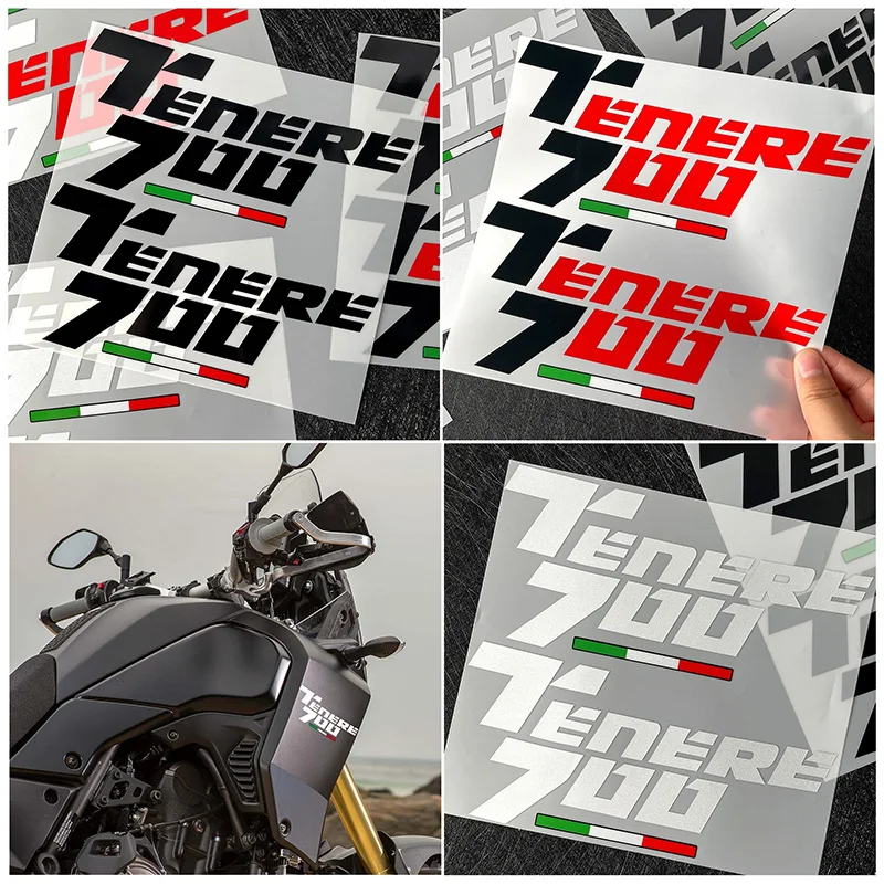 

For TENERE700 Motorcycle Stickers Reflective Decals Waterproof Decoration Moto Accessorie