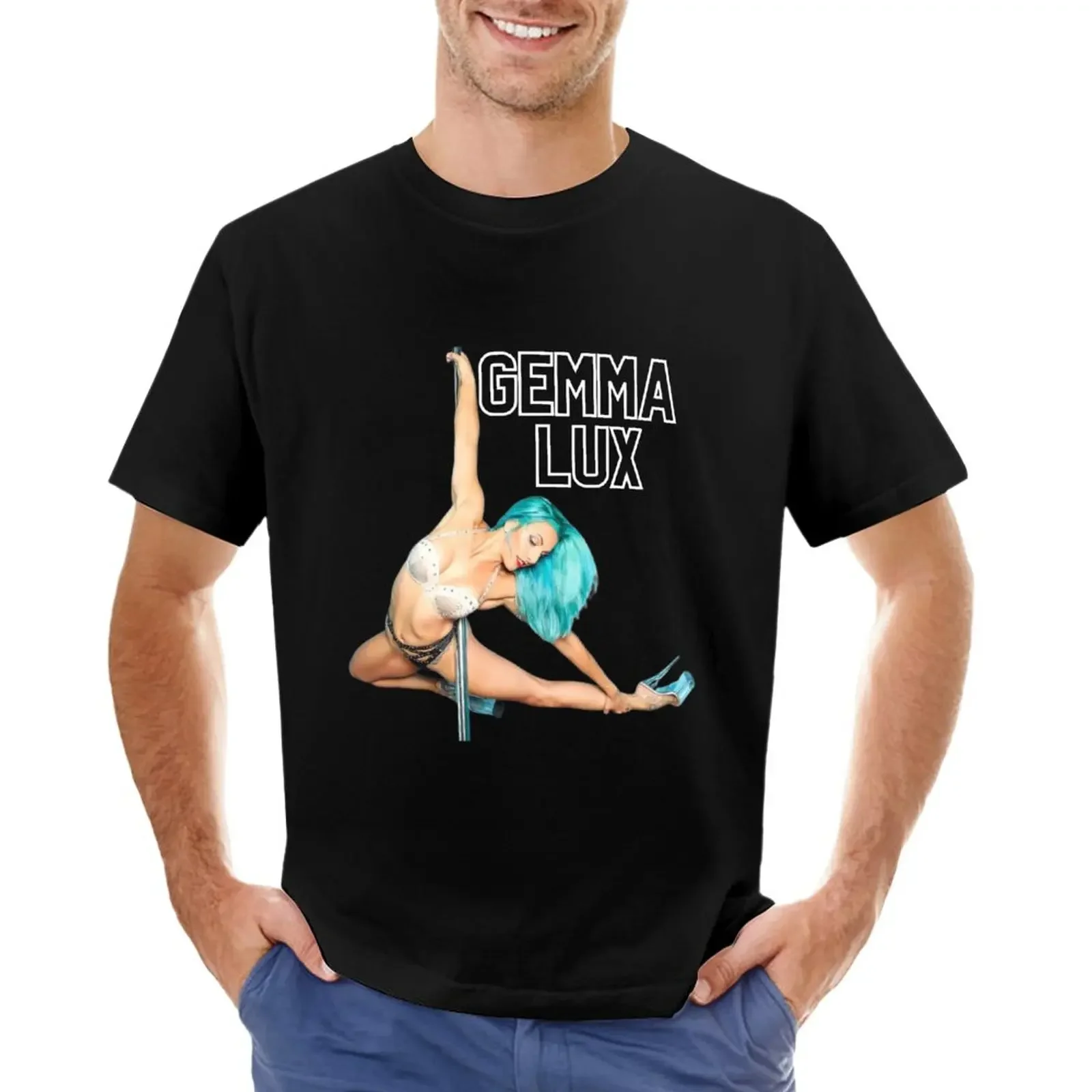 Gemma Lux Pole Dance Apparel T-Shirt oversizeds hippie clothes customizeds graphics black t shirts for men