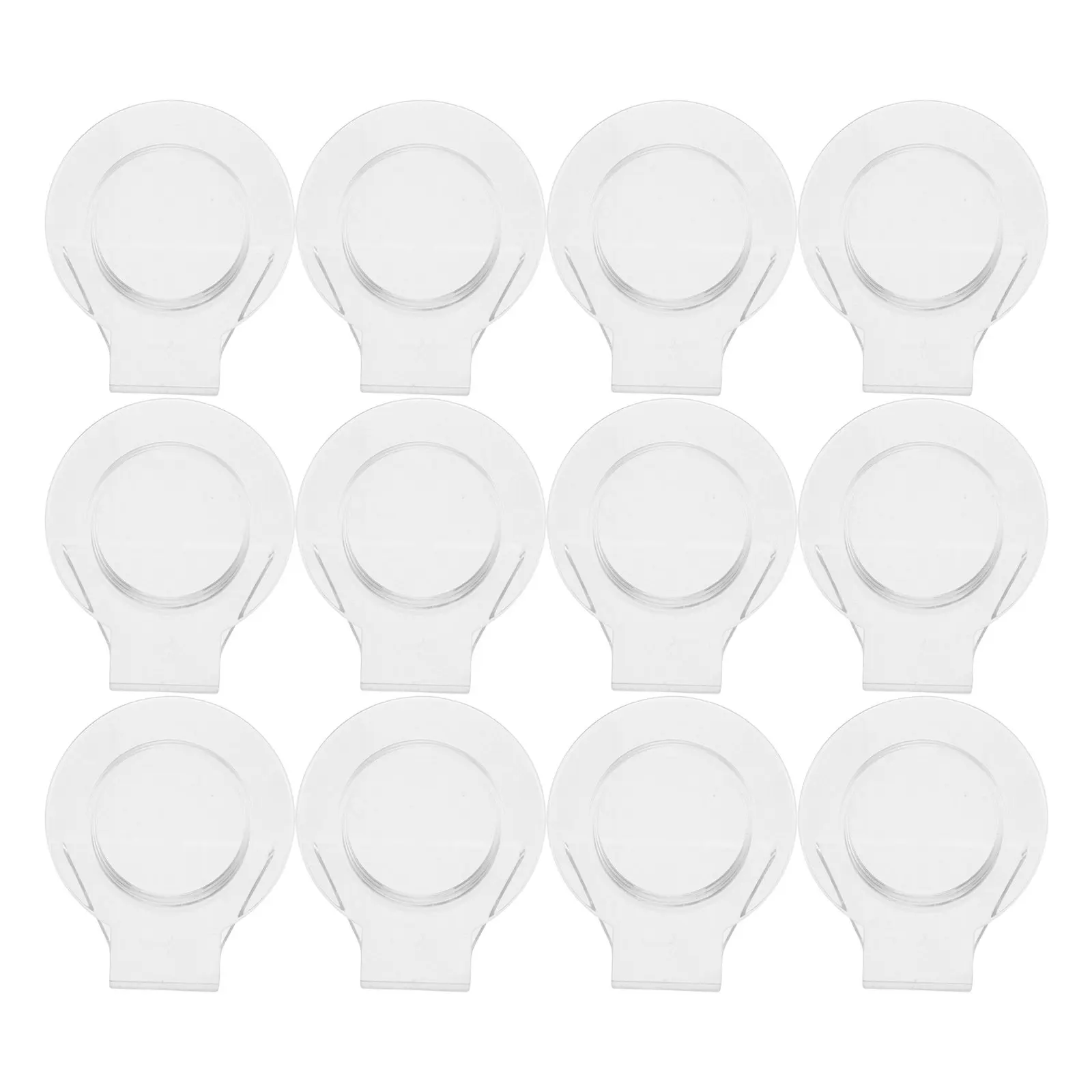 

12Pcs Clear Acrylic Bracelet Display Stand Slanted Bangle Organizer Rack Transparent Jewelry Showcase Holder for Store Counter