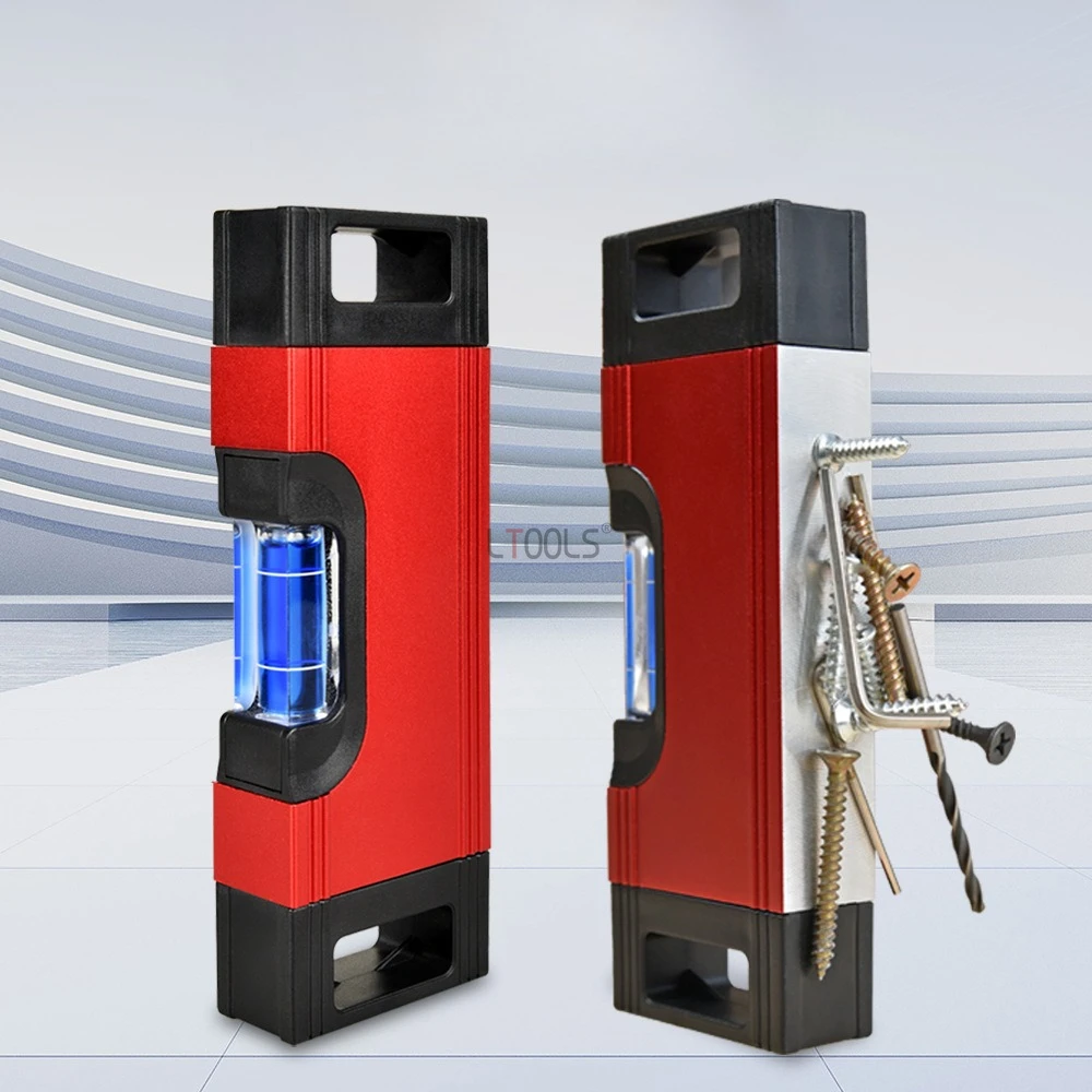 

Высокоточная линейка из алюминиевого сплава, маленькая, миниатюрная, с сильным магнитом, инструмент для деревообработки и домашнего декора, легкая и прочная.