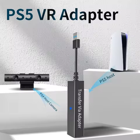 Aolion For PS5 VR Cable Adapter For PS5 Console USB 3.0 Mini Camera Connector For PS VR PlayStation 5 Cable Adapter Accessories