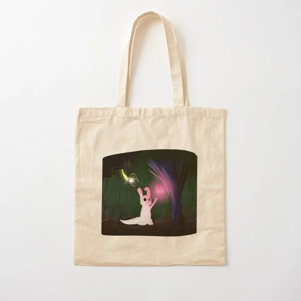 

Glowing Slugcat // Rain World Tote Bag Candy bags shopping bag Fabric bag tote canvas Canvas Tote