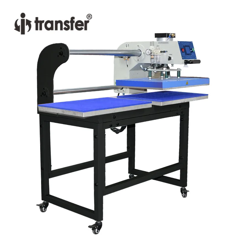 

Pneumatic Double-station Sliding Heat Transfer Machine Heat Transfer Printing T-shirt Heat Transfer