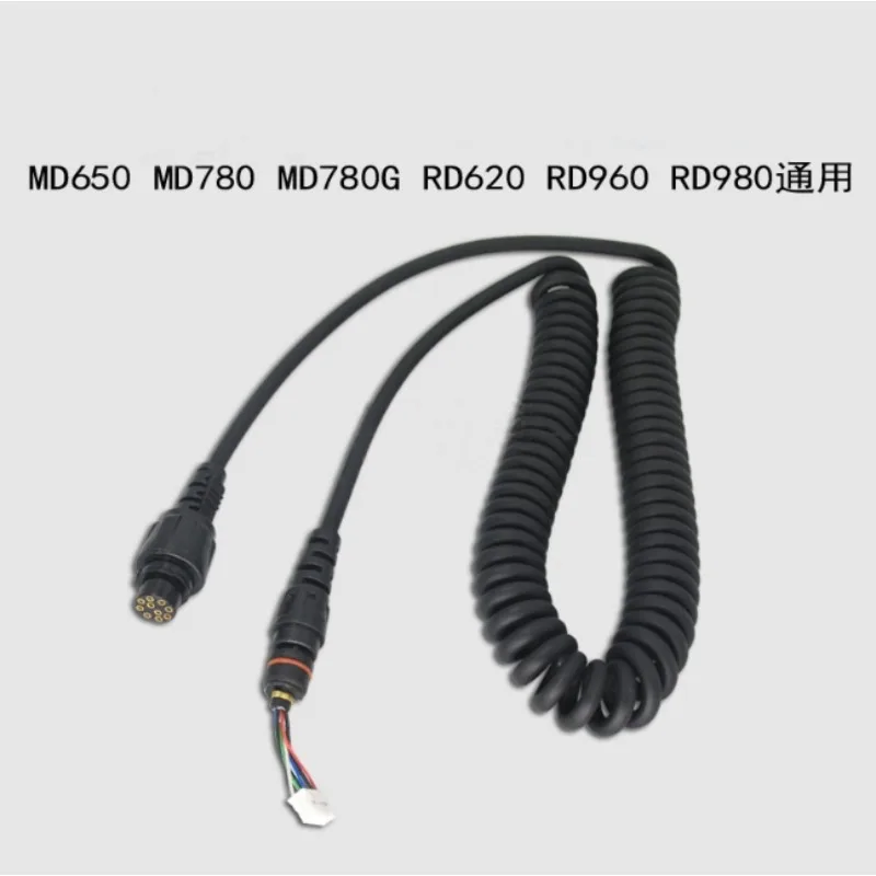 لتقوم بها بنفسك 10-Pin SM16A1 المتكلم الطيران موصل قطع الغيار كابل ل Hytera MD780/G MD782U RD982U MD782V RD982V MD680 RD980 ميكروفون