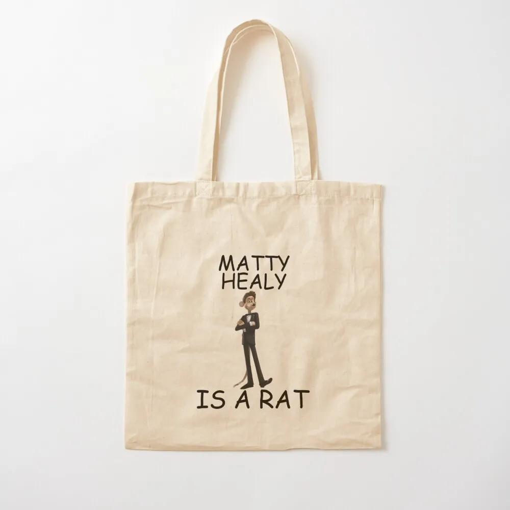 

Matty Healy is a rat Tote Bag shopping bags foldable Cloth bags Canvas Tote Bag