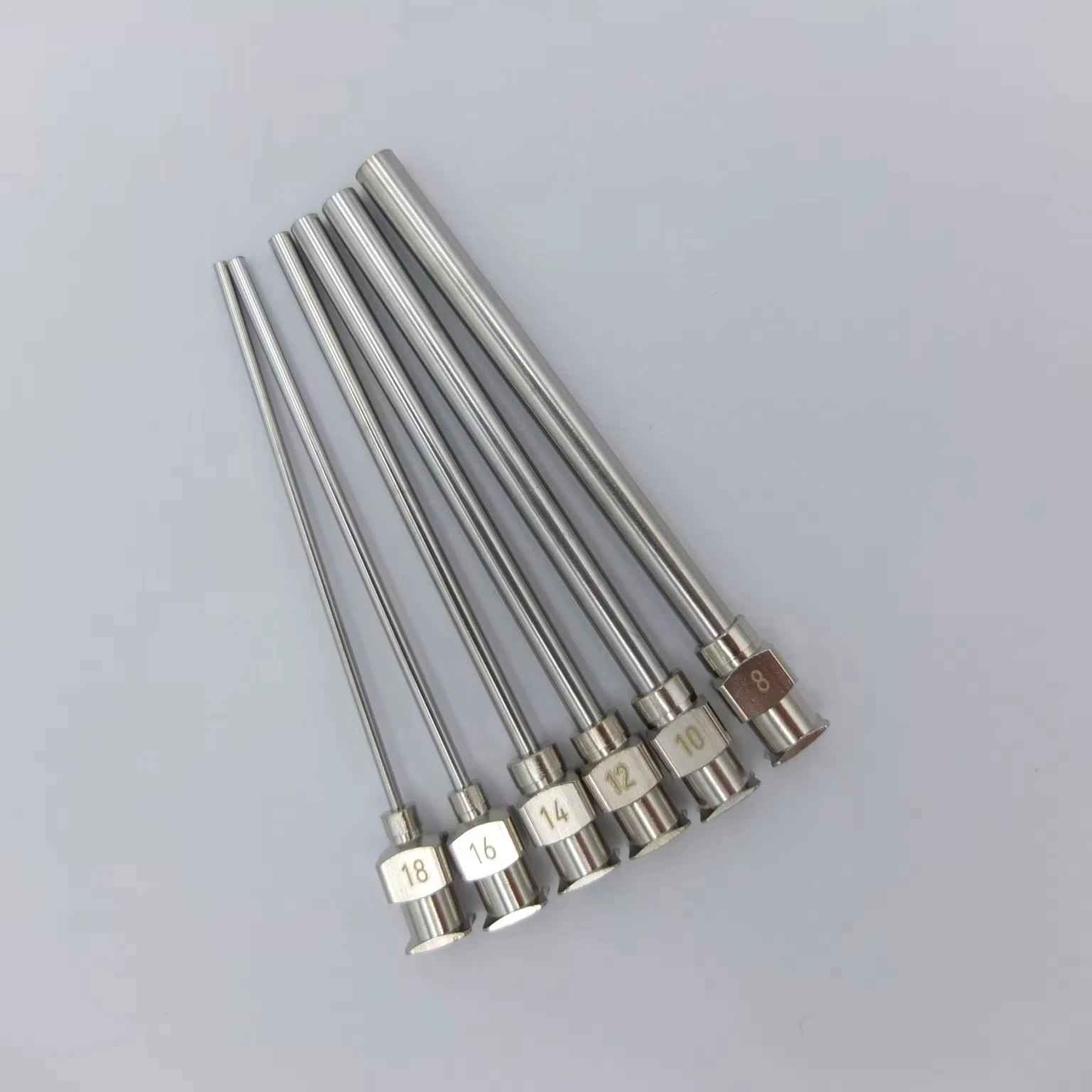 1 Dozen 2 Inch 304 Stainless Steel Blunt Tip Glue Dispenser Needles 8-30G for High Precision Adhesive, Accurate Crafting