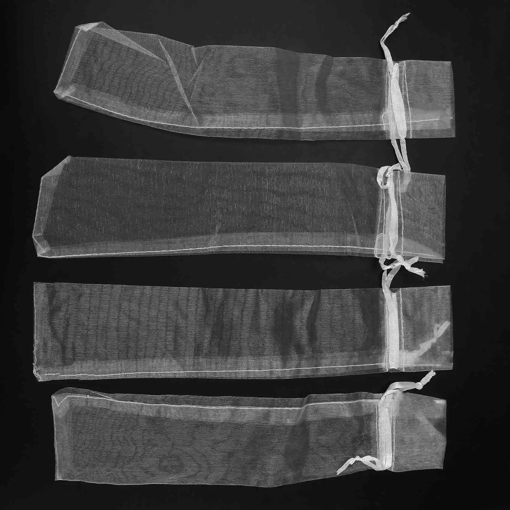 100er Pack faltbare Hand Fan Tasche Kordel zug Organza Taschen faltbare Fan Tasche Tasche für Outdoor-Hochzeits feier bevorzugen Geschenkt üten