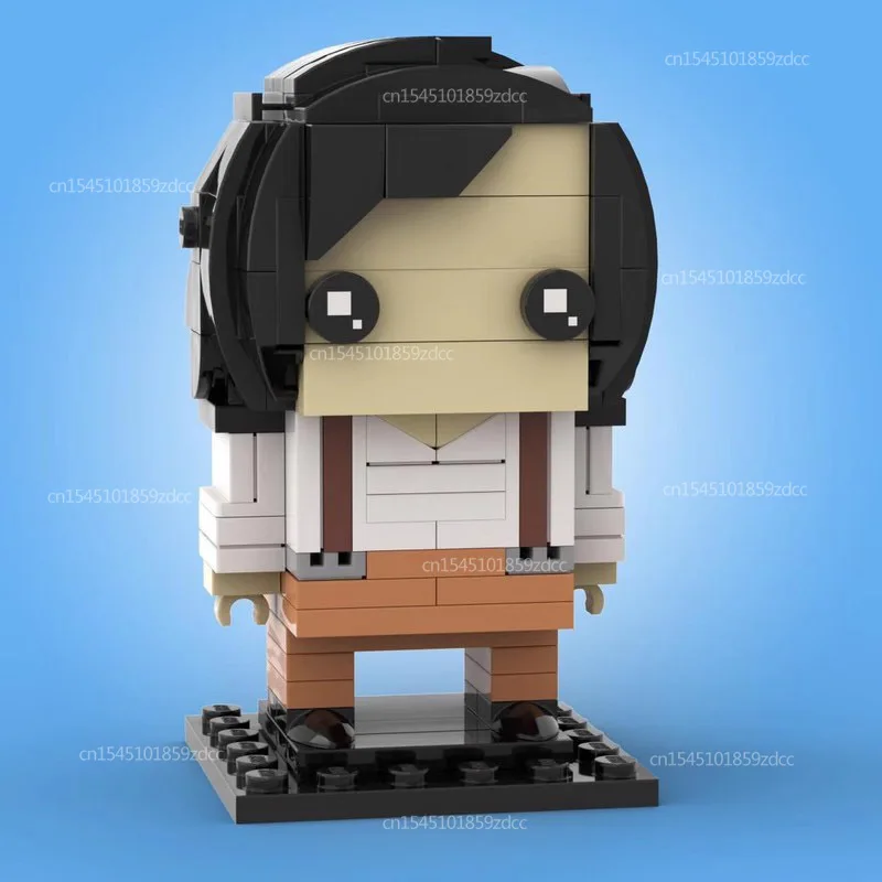 MOC TV 시리즈 캐릭터 로즈 모델 Brickheadz 컬렉션 빌딩 블록 세트 영화 Racheles 액션 피규어 벽돌 장난감 선물