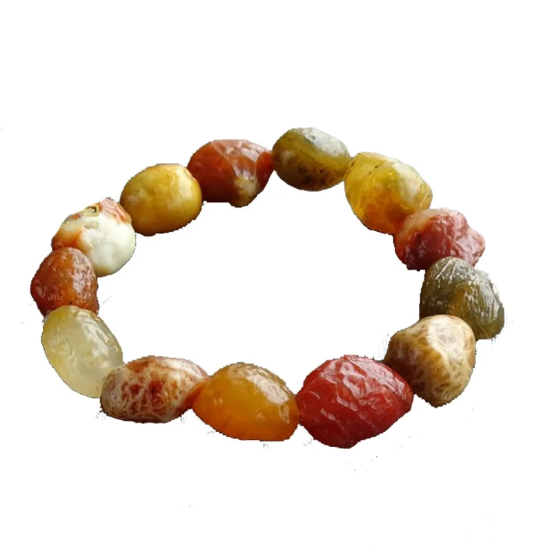 سوار لون اليشم Gobi Rui ، حجر وتر الألف العشان الأصلي ، العقيق #5