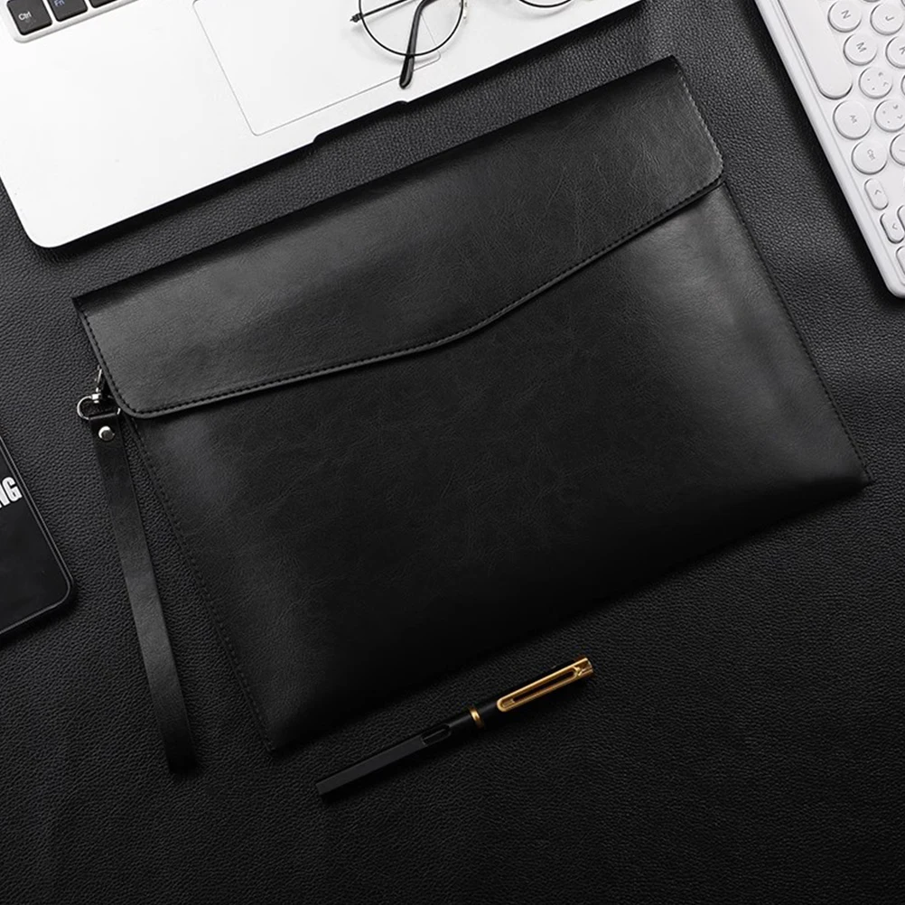 

Korean Version File Holder Miss Mens Wallets Bags Pu Tote for Women Documents Organiser