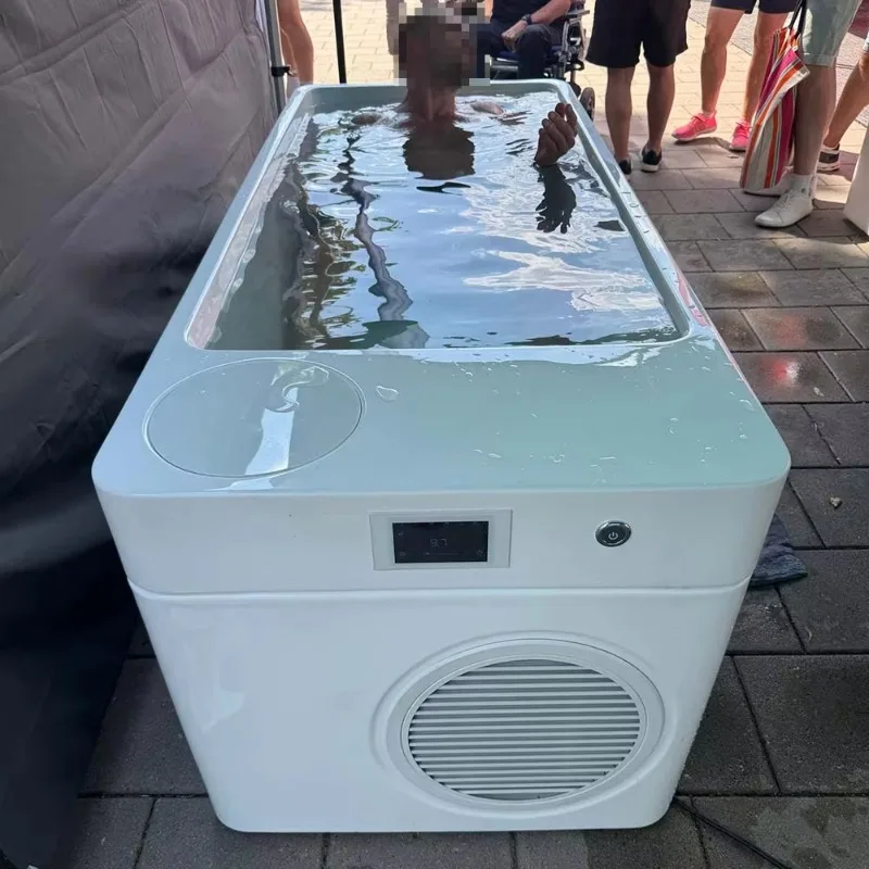 2026 Hot Acrylic Ice Bath Tub Local Stock US Sports Recovery Cold Plunge All in One Ice Bath with 1hp Chiller