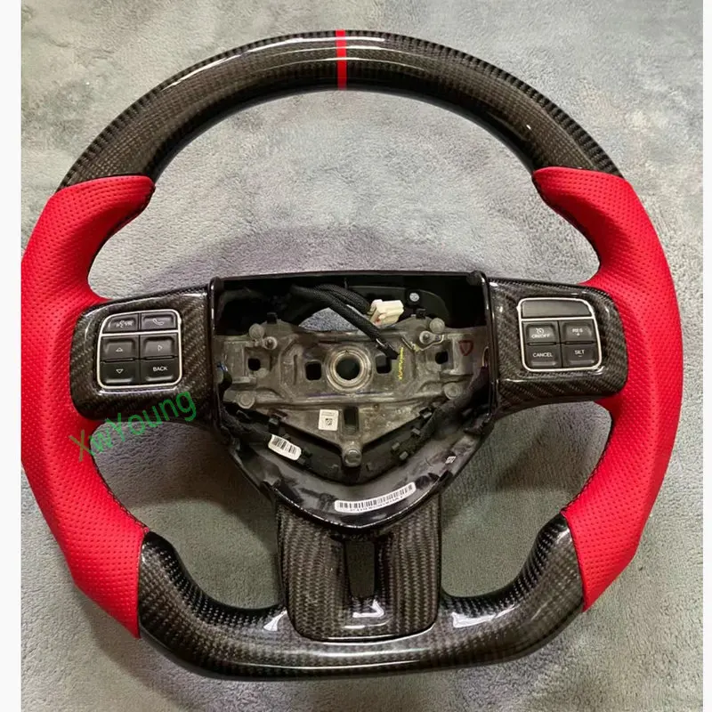 For Dodge DODGEJCUV Charger Challenger 100% Real Carbon Fiber Steering Wheel