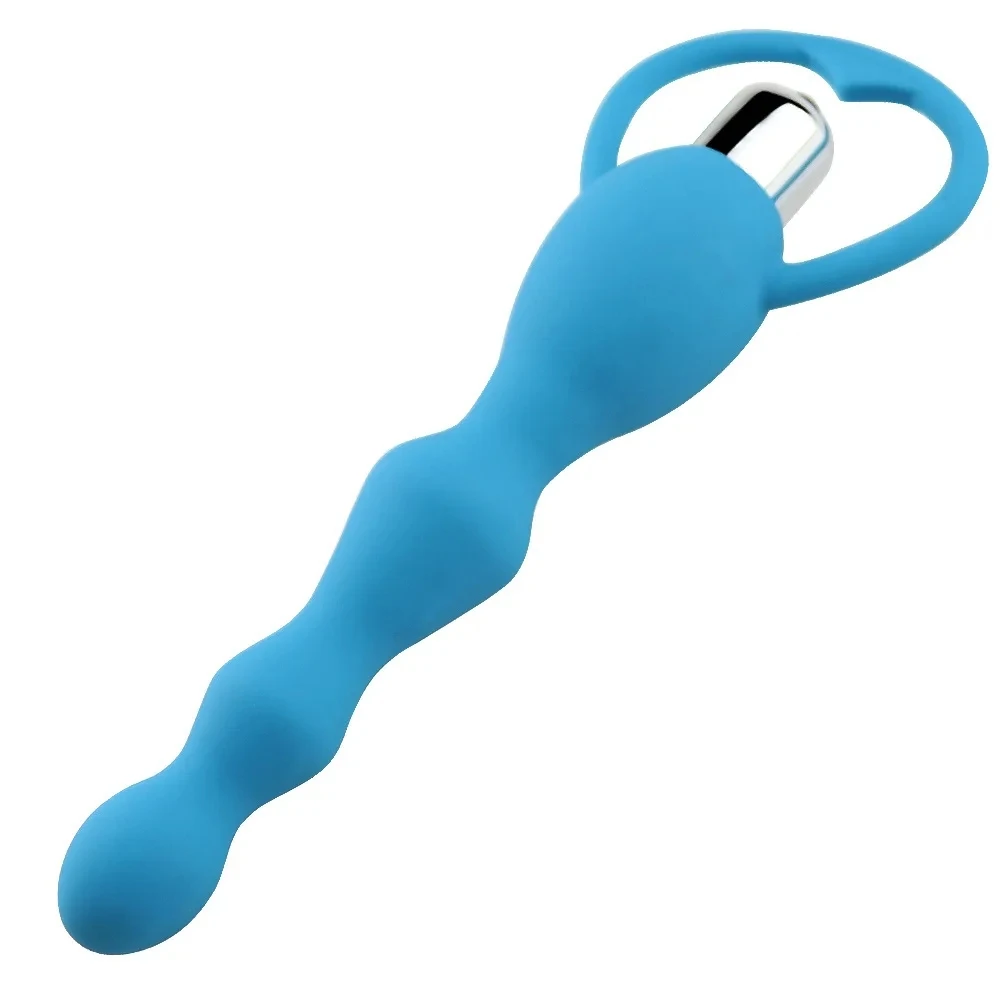 Silicone anal plug vibrating beads, anal vibrators, anal ring binding beads, adult sexual products favored by couples