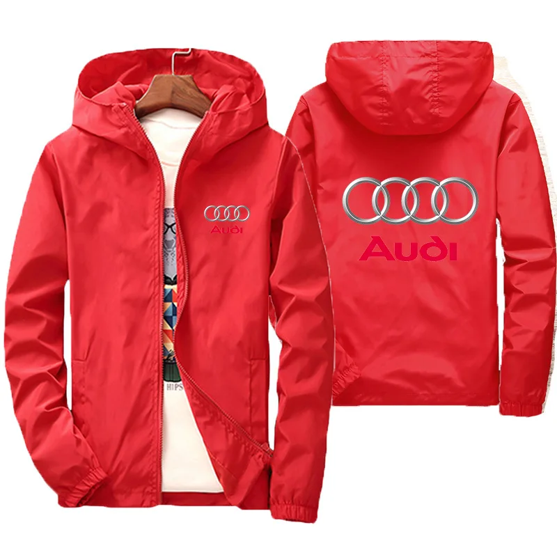 2024 Spring and Autumn Men\'s High end Jackets Outdoor Fishing and Leisure Jackets High end Brand Car Logo Printing